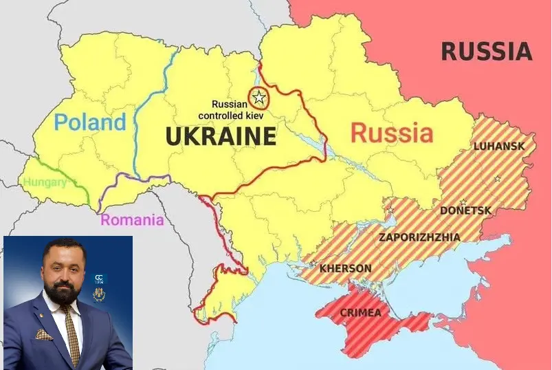 Deputat român provoacă controverse cu harta Ucrainei