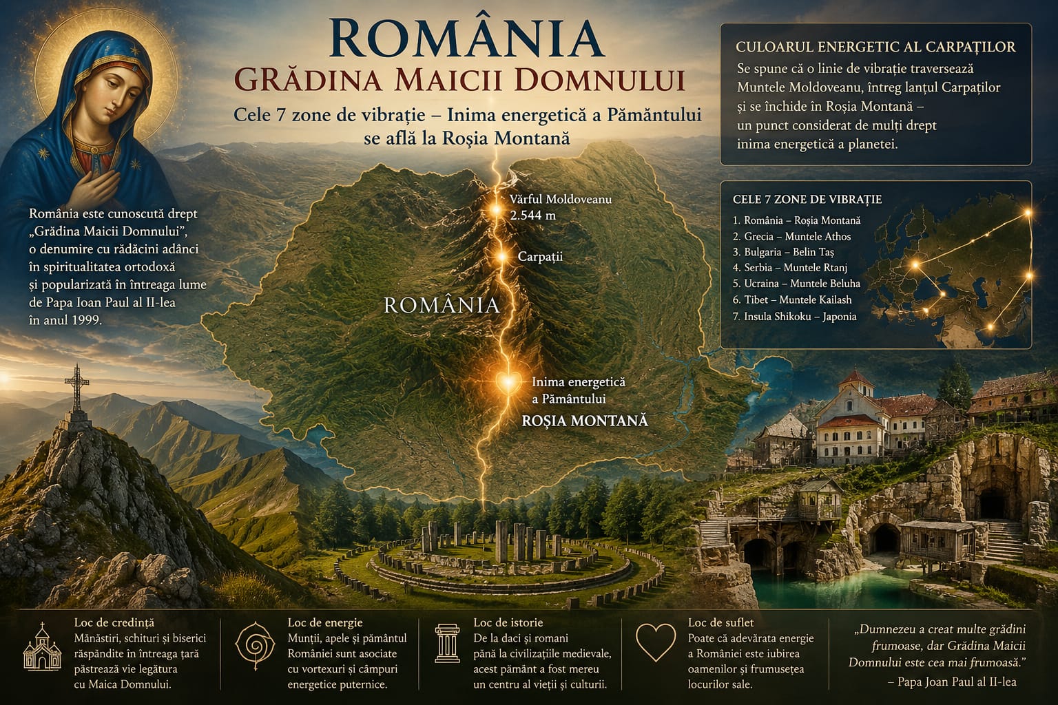 Romania – The Garden of the Mother of God and the Mystery of Places of Great Energy