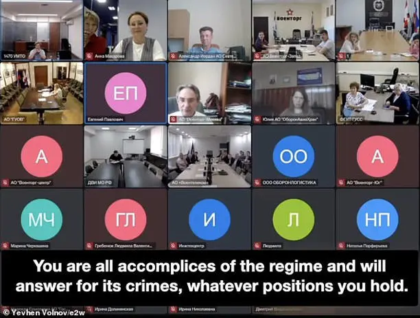 Activist ucrainean pătrunde în videoconferință secretă a Ministerului rus al Apărării